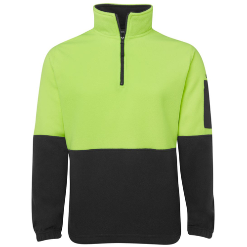 WORKWEAR, SAFETY & CORPORATE CLOTHING SPECIALISTS - JB's HI VIS 1/2 ZIP POLAR FLEECE