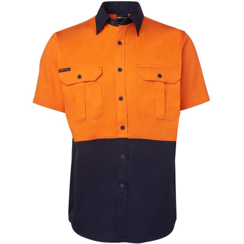 WORKWEAR, SAFETY & CORPORATE CLOTHING SPECIALISTS - JB's HI VIS S/S 190G SHIRT
