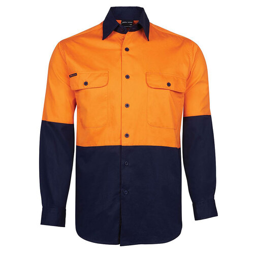 WORKWEAR, SAFETY & CORPORATE CLOTHING SPECIALISTS - JB's HI VIS L/S 150G SHIRT