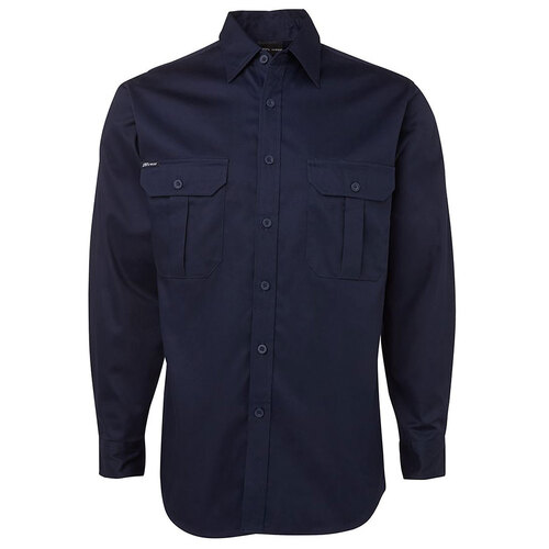 WORKWEAR, SAFETY & CORPORATE CLOTHING SPECIALISTS - JB's L/S 190G WORK SHIRT