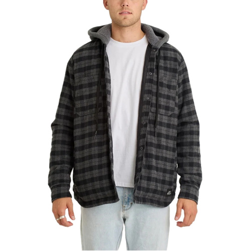 WORKWEAR, SAFETY & CORPORATE CLOTHING SPECIALISTS - WW MENS SHERPA HOODED JACKET