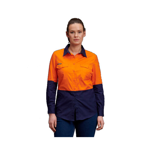 WORKWEAR, SAFETY & CORPORATE CLOTHING SPECIALISTS - Workcool - Workcool 2 Women's Spliced Shirt L/S