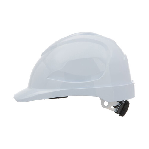 WORKWEAR, SAFETY & CORPORATE CLOTHING SPECIALISTS - V9 HARD HAT TYPE 2 UNVENTED RATCHET HARNESS - FLURO YELLOW