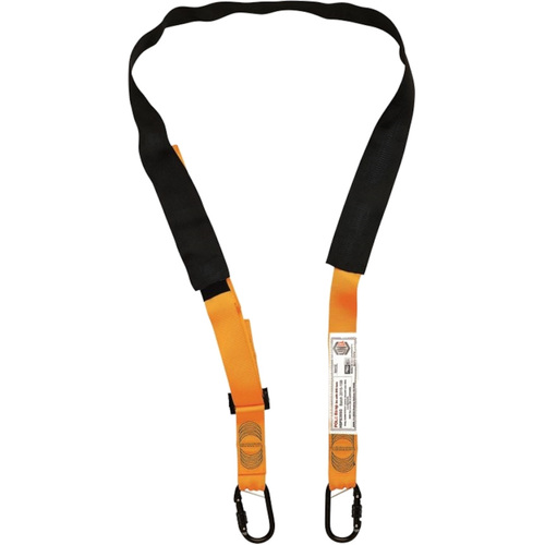 WORKWEAR, SAFETY & CORPORATE CLOTHING SPECIALISTS - LINQ Pole Strap 2M Double Action Karabiner