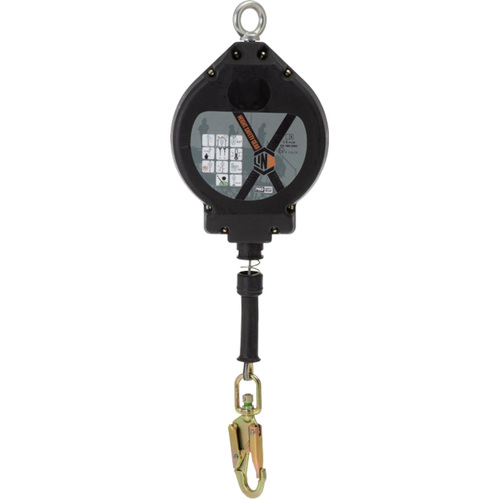 WORKWEAR, SAFETY & CORPORATE CLOTHING SPECIALISTS - LINQ Self Retractable LOQ-BLOQ Wire Rope Range 140Kg 20M