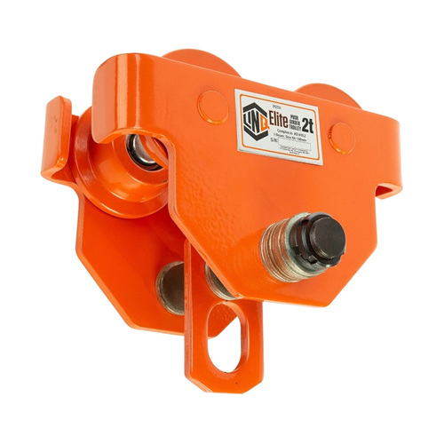 WORKWEAR, SAFETY & CORPORATE CLOTHING SPECIALISTS - LINQ PUSH GIRDER TROLLEY 2T -  88-146MM