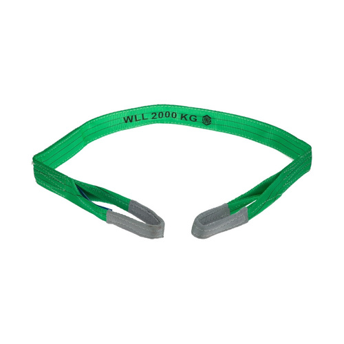 WORKWEAR, SAFETY & CORPORATE CLOTHING SPECIALISTS - SLING FLAT 8:1 WLL  POLYESTER 2T 1.0M