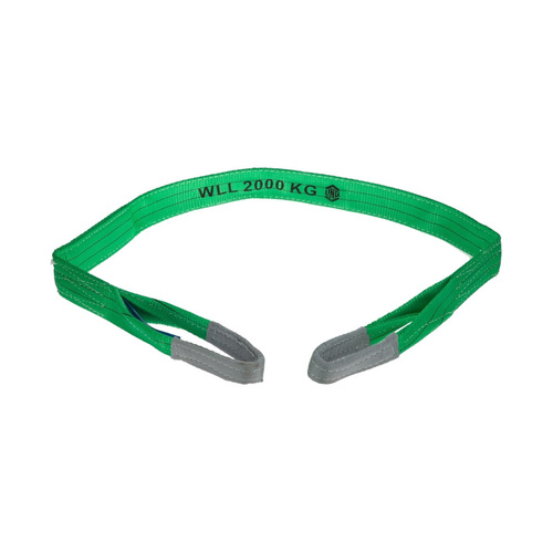 WORKWEAR, SAFETY & CORPORATE CLOTHING SPECIALISTS - SLING FLAT 8:1 WLL  POLYESTER 2T 4.0M