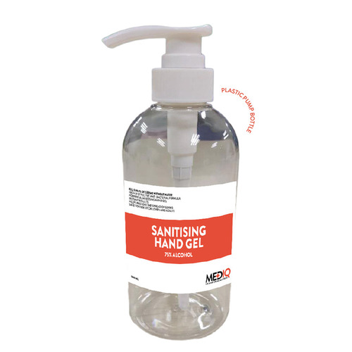 WORKWEAR, SAFETY & CORPORATE CLOTHING SPECIALISTS - Mediq Hand Sanitiser Gel 500Ml-Clear-500ml