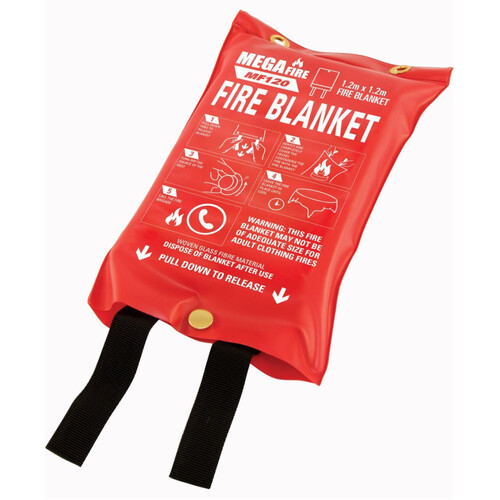 WORKWEAR, SAFETY & CORPORATE CLOTHING SPECIALISTS - 1.2m x 1.2m Fire Blanket
