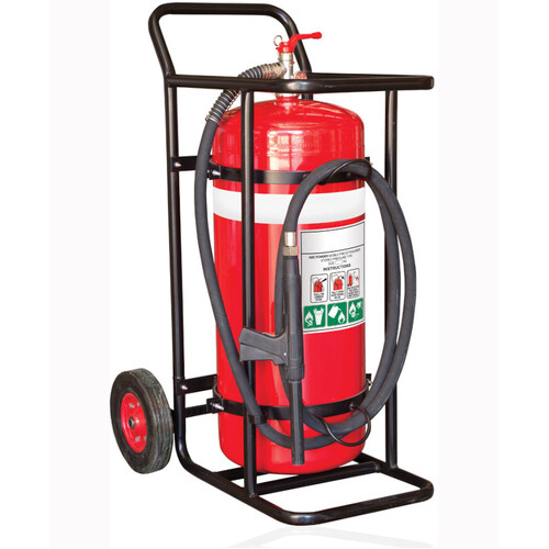 WORKWEAR, SAFETY & CORPORATE CLOTHING SPECIALISTS - 70kg ABE Mobile Extinguisher - Solid Wheels