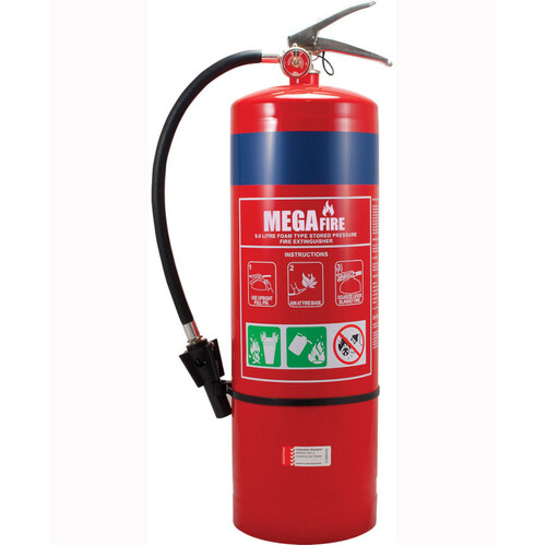 WORKWEAR, SAFETY & CORPORATE CLOTHING SPECIALISTS - 9.0L AFFF Extinguisher c/w Wall Bracket