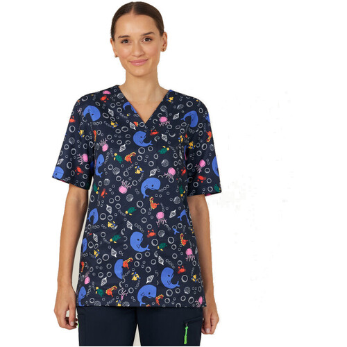 WORKWEAR, SAFETY & CORPORATE CLOTHING SPECIALISTS - DISCONTINUED - UNDER SEA SCRUB TOP