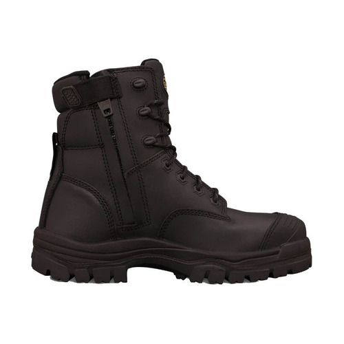 WORKWEAR, SAFETY & CORPORATE CLOTHING SPECIALISTS - AT 45 - 150mm Zip Side Lace Up Boot - 45-645Z