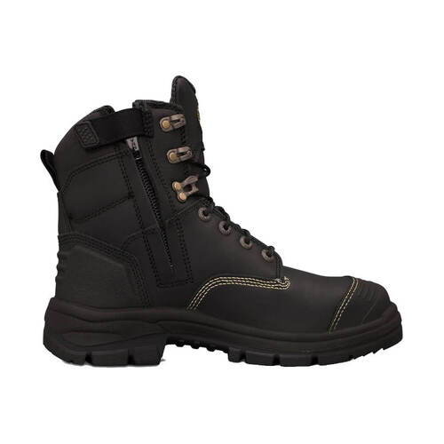 WORKWEAR, SAFETY & CORPORATE CLOTHING SPECIALISTS - AT 55 - 150mm Zip Side Lace Up Boot - 55345Z