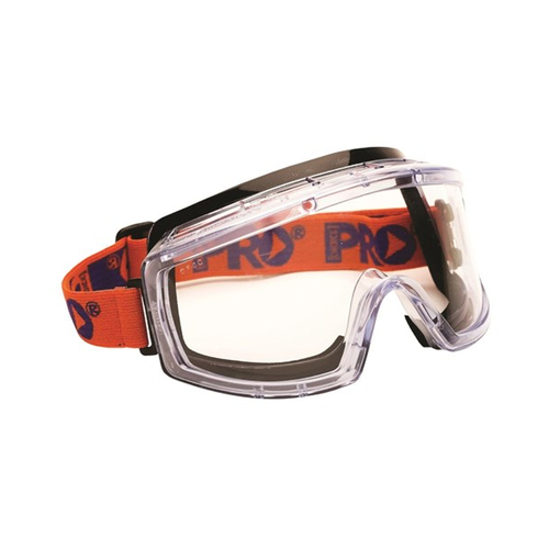 WORKWEAR, SAFETY & CORPORATE CLOTHING SPECIALISTS - SAFETY GOGGLES 3700 CLEAR LENS ANTI FOG ANTI SCRATCH -NO FOAM