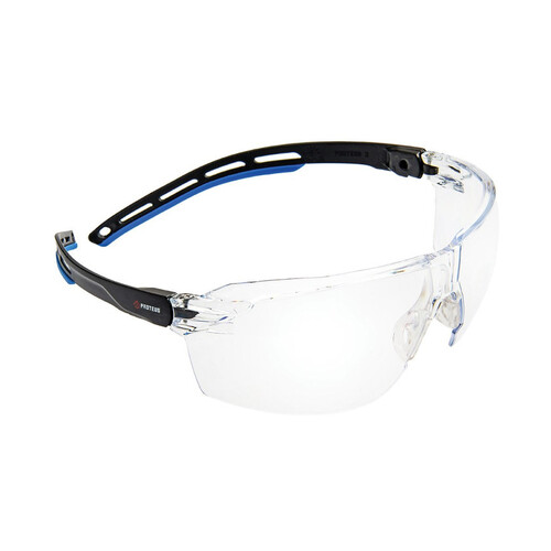 WORKWEAR, SAFETY & CORPORATE CLOTHING SPECIALISTS - PROTEUS 3 SAFETY GLASSES CLEAR LENS SUPER LIGHT SPEC