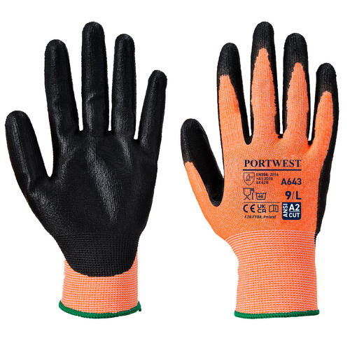 WORKWEAR, SAFETY & CORPORATE CLOTHING SPECIALISTS - Amber Cut Nitrile Foam Glove