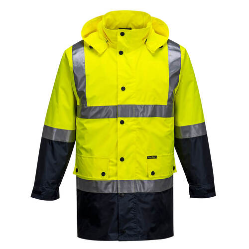 WORKWEAR, SAFETY & CORPORATE CLOTHING SPECIALISTS - Eyre Lightweight Hi-Vis Rain Jacket with Tape (Old HV306)