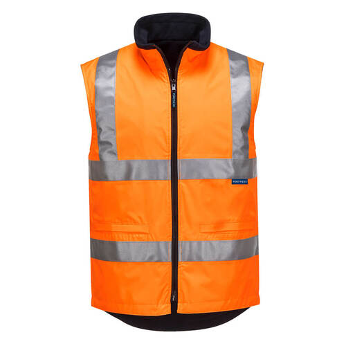 WORKWEAR, SAFETY & CORPORATE CLOTHING SPECIALISTS - Day/Night Polar Fleece Reversible Vest (Old HV214)