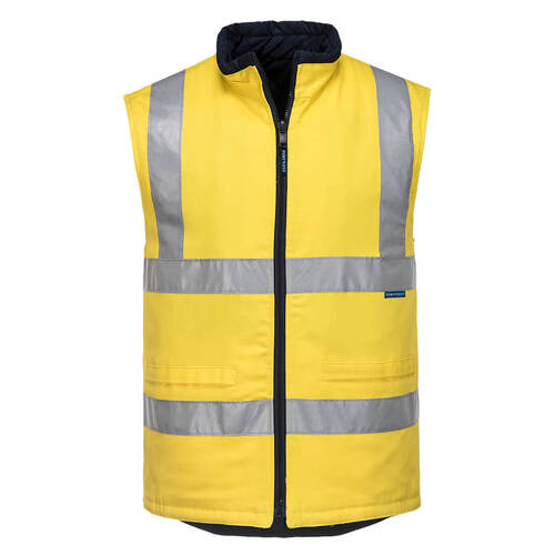 WORKWEAR, SAFETY & CORPORATE CLOTHING SPECIALISTS - Day/Night 100% Cotton Reversible Vest (Old WWV278)