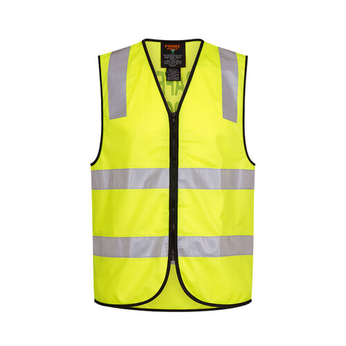 WORKWEAR, SAFETY & CORPORATE CLOTHING SPECIALISTS - Day/Night Safety Vest with Tape - TRAFFIC CONTROLLER (Old HV102Z-TC)
