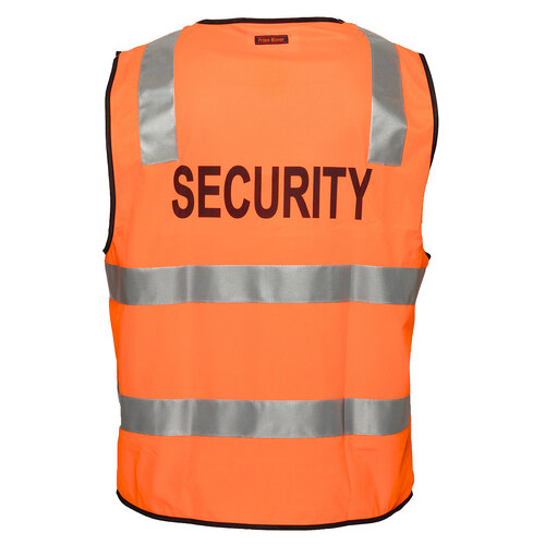 WORKWEAR, SAFETY & CORPORATE CLOTHING SPECIALISTS - Day/Night Safety Vest with Tape - SECURITY (Old HV102Z-S)