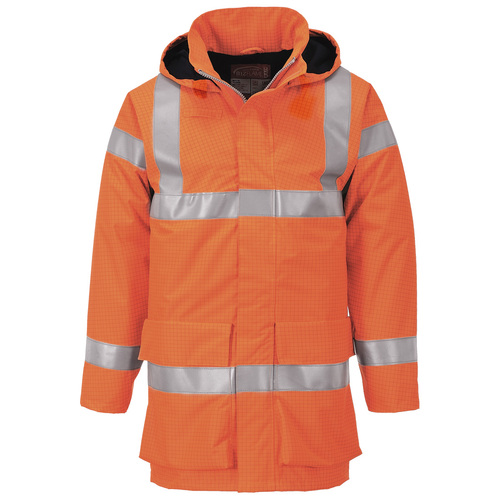 WORKWEAR, SAFETY & CORPORATE CLOTHING SPECIALISTS - Bizflame Rain Hi-Vis Multi Lite Jacket