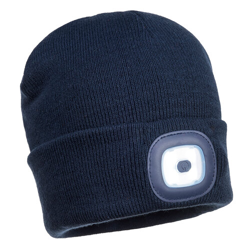 WORKWEAR, SAFETY & CORPORATE CLOTHING SPECIALISTS - Beanie LED Head Light USB Rechargeable