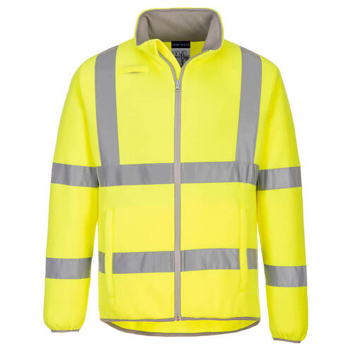 WORKWEAR, SAFETY & CORPORATE CLOTHING SPECIALISTS - Eco Hi-Vis Polar Fleece Jacket