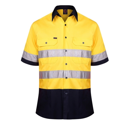 WORKWEAR, SAFETY & CORPORATE CLOTHING SPECIALISTS - Vent S/S Shirt 3M Tape