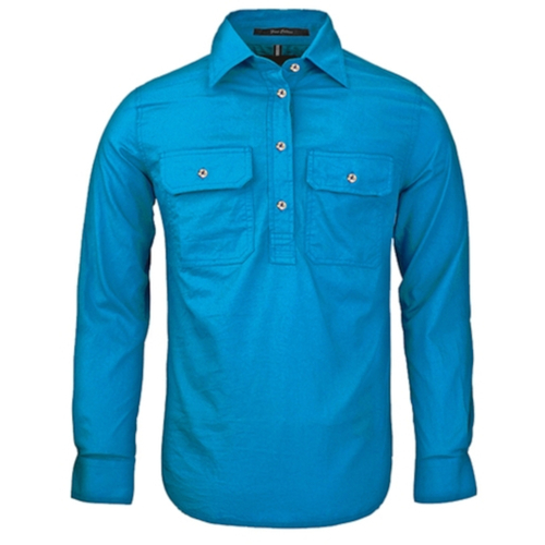 WORKWEAR, SAFETY & CORPORATE CLOTHING SPECIALISTS - Women's Pilbara Shirt - Closed Front Light Weight