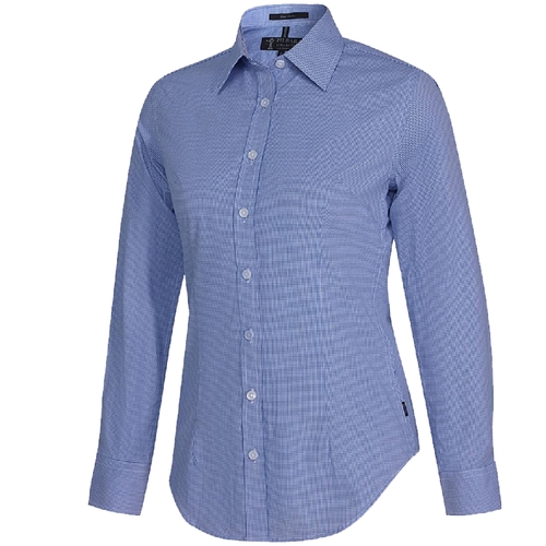 WORKWEAR, SAFETY & CORPORATE CLOTHING SPECIALISTS - Pilbara Ladies Y/D Check, L/S Shirt