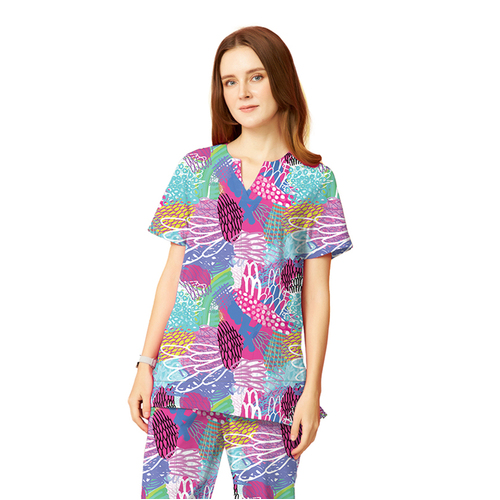 WORKWEAR, SAFETY & CORPORATE CLOTHING SPECIALISTS - Indigenous Print Top