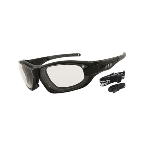 WORKWEAR, SAFETY & CORPORATE CLOTHING SPECIALISTS - Genisys Plus Black Frame Titanium AF/AS Clear Lens