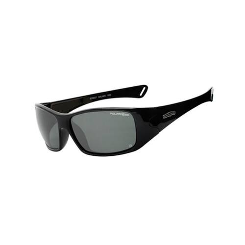 WORKWEAR, SAFETY & CORPORATE CLOTHING SPECIALISTS - Street Walker Crystal Black Frame Polarised Lens