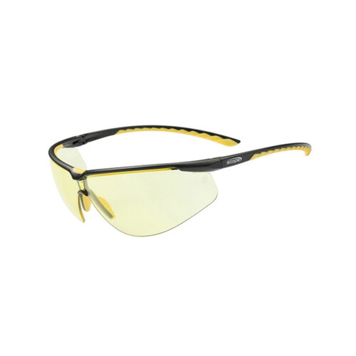 WORKWEAR, SAFETY & CORPORATE CLOTHING SPECIALISTS - Air Flex Black/YellowFrame Amber AF/AS Lens
