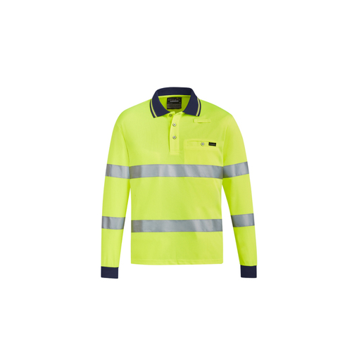 WORKWEAR, SAFETY & CORPORATE CLOTHING SPECIALISTS - Unisex Hi Vis Bio Motion Taped Polo