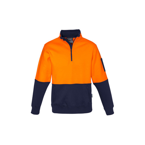 WORKWEAR, SAFETY & CORPORATE CLOTHING SPECIALISTS - Unisex Hi Vis 1/2 Zip Pullover