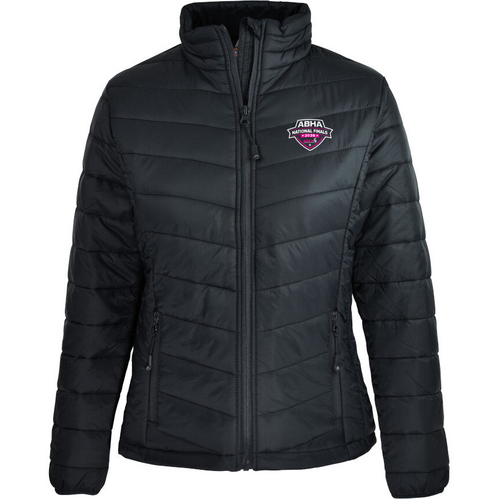 WORKWEAR, SAFETY & CORPORATE CLOTHING SPECIALISTS - Lady Buller Puffer Jkt (Inc Emb Logo Front Left Chest The National finals logo (Pink)