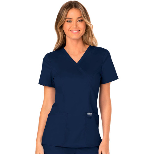WORKWEAR, SAFETY & CORPORATE CLOTHING SPECIALISTS - Revolution - Ladies Mock Wrap Top (Brodribb Home)