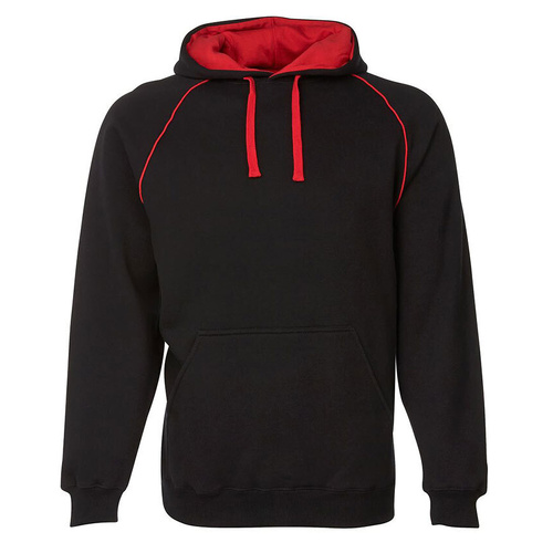 WORKWEAR, SAFETY & CORPORATE CLOTHING SPECIALISTS - JB's CONTRAST FLEECY HOODIE