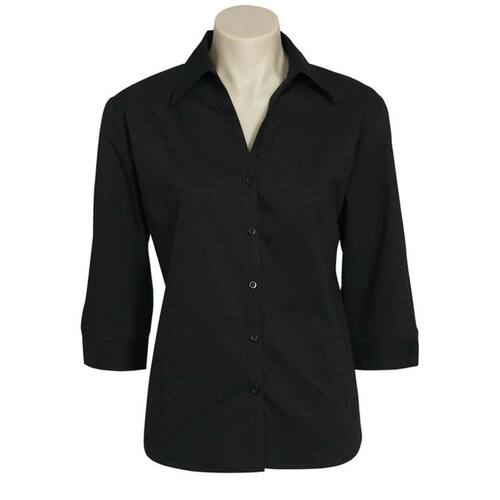 WORKWEAR, SAFETY & CORPORATE CLOTHING SPECIALISTS - Ladies 3/4 Metro Shirt