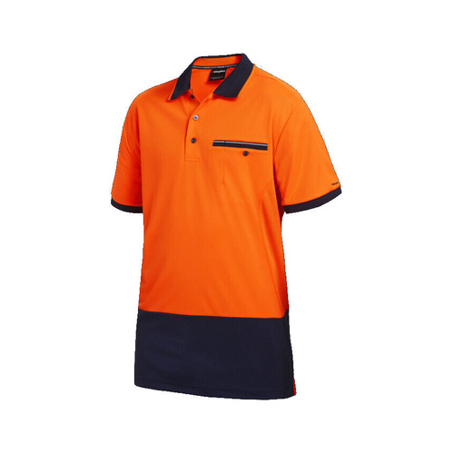 WORKWEAR, SAFETY & CORPORATE CLOTHING SPECIALISTS - Workcool - Hyperfreeze Hi Vis Polo S/S (05C0228)