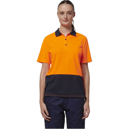 WORKWEAR, SAFETY & CORPORATE CLOTHING SPECIALISTS - CORE - WOMENS SHORT SLEEVE HI VIS POLO