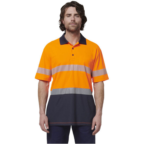 WORKWEAR, SAFETY & CORPORATE CLOTHING SPECIALISTS - CORE - MENS SHORT SLEEVE TAPED POLO